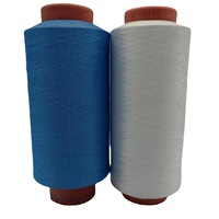 Filament texturé 100 % polyester pour crochet, idéal pour la broderie, la haute ténacité, l'éco-responsabilité, les sacs, les vêtements et les chaussures.