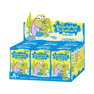 Set <span class=keywords><strong>de</strong></span> Caja Sorpresa POPMART 100% Auténtico, Figuras <span class=keywords><strong>de</strong></span> Peluche <span class=keywords><strong>de</strong></span> Bikini Bottom Buddies, Juguetes Coleccionables para Niños, Regalo Artístico - Product Image 1