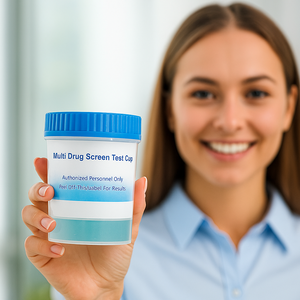 <span class=keywords><strong>Test</strong></span> de dépistage multi-drogues en une étape certifié CE, kit de <span class=keywords><strong>test</strong></span> par carte/coupe <span class=keywords><strong>DIP</strong></span>, manuel, plastique, usage hospitalier, modèle DOA-CUP - Product Image 1