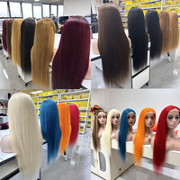Perruque frontale en dentelle HD transparente 13x6 sans colle, cheveux humains brésiliens vierges lisses, pour femmes noires