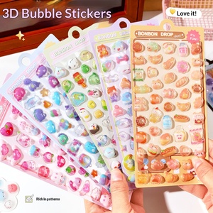 Pegatinas Decorativas de Espuma de Cristal con Forma de Animales de Dibujos Animados en 3D, Divertidas y Bonitas, para Niños, Regalo - Product Image 1