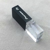 Clé USB 3.0 haute vitesse personnalisée OEM 2.0 Clé USB 16 Go 32 Go 64 Go Clé LED scintillante en cristal