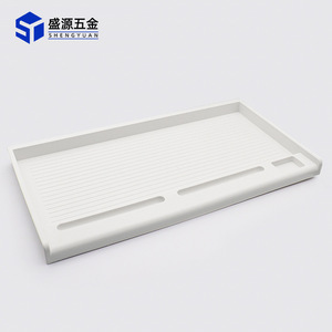 Bandeja de Teclado Extensible Shengyuan, Soporte de Escritorio, Color Negro Grisáceo Blanco K01 - Product Image 3