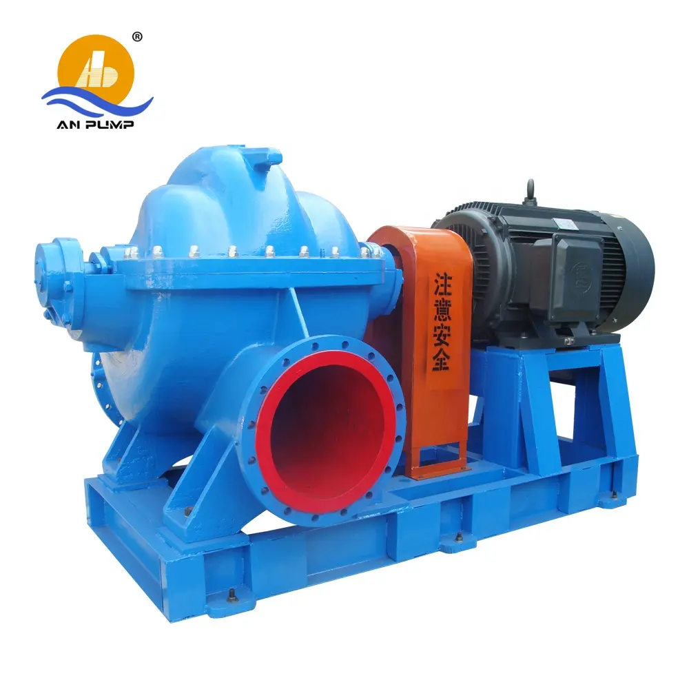 Double suction voute split case water pump centrifugal