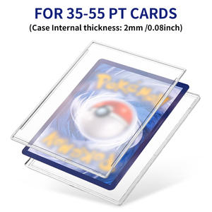 מגן כרטיס 35, מגן כרטיס בייסבול, מגן כרטיס אקרילי בעל כרטיס מסך ברור עבור משחק ספורט כדורגל - Product Image 2