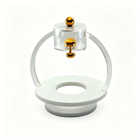 Cadeau juif Judaica, ensemble Mayim Achronim rond en acrylique Lucite