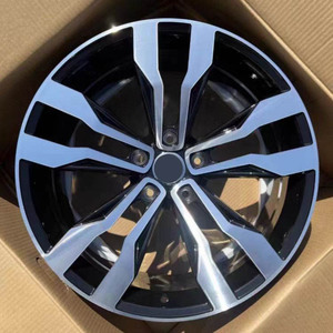Bku Stock Casting 20 Inch 5x112 Wheels Black Alloy Rims Passenger Car Wheels for VW Tiguan <strong>T5</strong> T6 Golf <strong>R</strong> GTI - Product Image 6