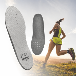 Semelles intérieures en EVA à haute absorption des chocs Bounce Tech, base texturée en galets pour une adhérence optimale, coussinets orthopédiques personnalisables avec logo pour la course et le sport - Product Image 1
