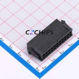 ZX-MX3.0-2-11P-HMJK Housing (Wire-to-Board / Wire-to-Wire) P=3mm Connector 2x11P 3mm Micro-Fit (MX 3.0) 3mm - Product Image 1