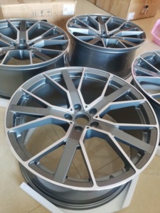 ล้อแม็กซ์อะลูมิเนียม T6061 ขนาด 20 นิ้ว ขอบ 20x9 ET30 5x112 สี Gunmetal ขัดเงา ผลิตแบบ Monoblock สำหรับ Audi Q8 Q7 A6 QS5 โปรโมชั่นพิเศษ - Product Image 4