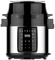 GTAP06F Cuiseur multifonction électrique domestique en acier inoxydable, friteuse à air, autocuiseur avec contrôle numérique et 9 programmes