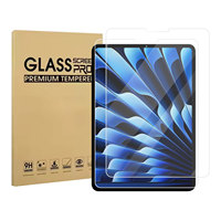 Protecteur d'écran en verre trempé transparent HD facile à appliquer pour iPad 11 10 9e génération protecteur de tablette sans bulles