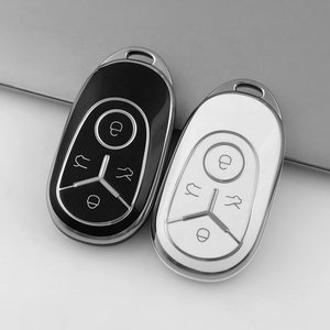 Fundas de TPU para Llaves de Coche con Línea Plateada, Muestras Gratis al por Mayor, para Geely EX2 Xingyuan GEOME, Accesorios para Llaves de Coche, Soporte para Llaves de Fábrica - Product Image 2