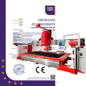 Huitalian makine 5 eksen otomatik CNC köprü testere İtalyan Pegasus yazılımı ile su jeti birleştirmek - Product Image 2