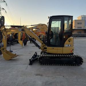 Mini-excavatrice CAT 303.5E, poids opérationnel 3,5 tonnes, godet de terrassement capacité 0,12 m³, excavatrice sur chenilles d'occasion - Product Image 5
