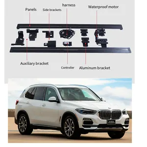 BMW X5 passo automatico a pedale passante elettrico con pedana laterale per alimentazione poggiapiedi in cartone per imballaggio Hyundai in lega di alluminio per Auto