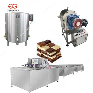 Gold Coin Raw Chocolate Maker Making Producing Production Line Chocolate Mould Machine Of Small