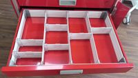 Chariot d'urgence médical hospitalier multicolore à 5 tiroirs, en plastique durable et léger, chariot de soins infirmiers, boîte à objets tranchants 3L, poteau IV, USI