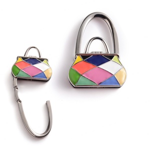 Wholesale Custom <b>Table</b> <b>Folding</b> Bag Purse Handbag Hook Hanger Bag Holder - Product Image 1