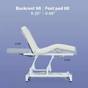 Table de <span class=keywords><strong>massage</strong></span> électrique à 2 moteurs pour salon de beauté, traitement esthétique, spa, bien-être, cosmétique, extension de cils, soin du visage - Product Image 4