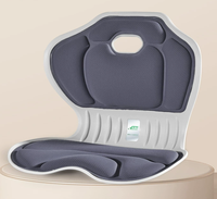 Coussin de Soutien Lombaire Ergonomique pour Chaise de Bureau, Siège au Sol pour Chaises d'Ordinateur, pour la Méditation, la Lecture et le Repos au Lit