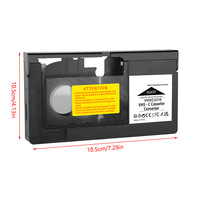 Boîte de conversion de cassettes rétro, adaptateur VHS vers VHSC MP3, incompatibles avec les cassettes vidéo MiniDV/Hi8