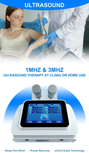 Portable Ultrasound <b>Machine</b> Portable Wrinkle Remover Therapy Pain Removal for Body Pain Relief Eliminate Inflammation - Product Image 4