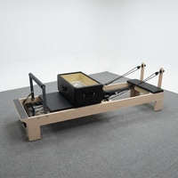 Appareil de Pilates Reformer portable en bois d'érable classique, qualité studio professionnelle, pour le yoga et le fitness, fabriqué au Shandong