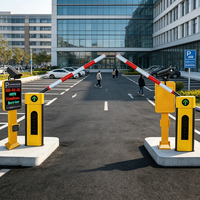 SHUNXIANG LPR/ALPR/ANPR Yüksek Hızlı Servo Bariyer Kapısı Otomatik Plaka Araba Numarası Tanıma Sistemi Araç Kapısı Bariyeri