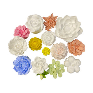 Diffuseur d'ambiance en <span class=keywords><strong>pierre</strong></span> de gypse en forme de fleur personnalisé, respectueux de l'environnement, pour la décoration intérieure, fabriqué en plâtre - Product Image 5