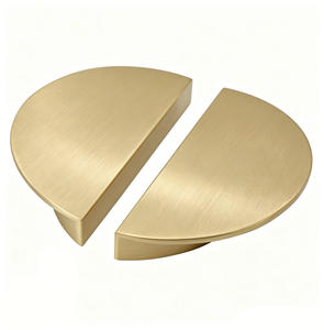 <span class=keywords><strong>Tiradores</strong></span> <span class=keywords><strong>y</strong></span> <span class=keywords><strong>pomos</strong></span> de media luna para gabinetes, <span class=keywords><strong>tiradores</strong></span> de cajones, herrajes para muebles de fábrica de Guangdong - Product Image 1