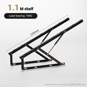 Nieuw Push-Pull Slaapbank Vouwmechanisme Metalen Hydraulisch Mechanisme <span class=keywords><strong>Bed</strong></span> Fitting Hardware <span class=keywords><strong>Bed</strong></span> Fittingen - Product Image 6