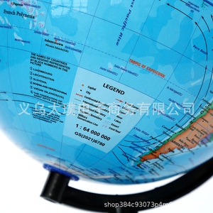 All-plastic high-definition globes, large, medium, and small sizes, for export, English <b>geography</b> textbooks, factory wholesale - Product Image 4