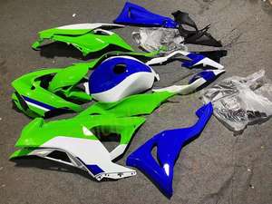Carénage de moto pour <span class=keywords><strong>Kawasaki</strong></span> <span class=keywords><strong>Ninja</strong></span> ZX-6R 636 2005 <span class=keywords><strong>2006</strong></span> ZX636 <span class=keywords><strong>ZX6R</strong></span> Kit de carénage en plastique ABS injecté ABS - Product Image 2