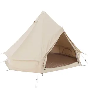 4 मौसम वयस्कों के लिए डबल परतों निविड़ अंधकार विरोधी यूवी Windproof teepee तम्बू परिवार आउटडोर गुंबद डेरा डाले हुए तम्बू शरणार्थी राहत टेंट