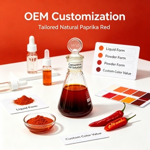 Colorante Alimentario Líquido Rojo Pimentón Natural Personalizado OEM con Capsaicina y Oleorresina, Grado Alimenticio, Empaque en Tambor <span class=keywords><strong>E160c</strong></span> - Product Image 3