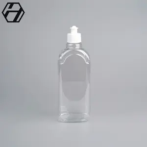 Best Quality 5000ml Clear Laundry Detergent Bottle Household Plastic Dishwashing Liquid Soap Bottle With Push Pull Cap