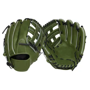 Green baseball gloves Heart of the Hide 12.25-inch infield outfield glove