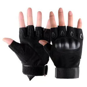 Chooyou OEM Outdoor Bergsteiger Schutz tragen widerstands fähige Anti-Rutsch-Fitness Halb finger Sport Männer Halb finger Handschuhe