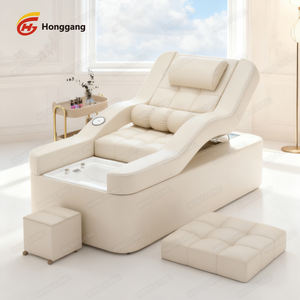 Tragbares Waschbecken zum Haarewaschen für Salon mit weißem Nackenkissen, Friseurstuhl und Bett - Product Image 5