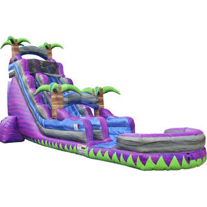 Commercial Blow up Waterslide Custom Tropical <b>Inflatable</b> <b>Water</b> <b>Slide</b> Backyard With Pool Commercial <b>Inflatable</b> <b>Water</b> <b>Slide</b> Commer - Product Image 1