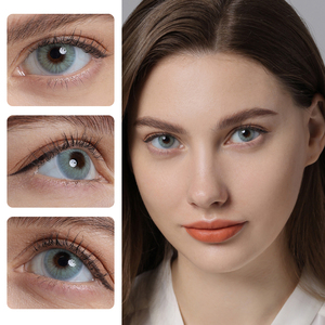 Mẫu miễn phí magister Kính áp tròng theo toa cận thị màu tự nhiên emballage lentille de lunettes Kính áp tròng với điện - Product Image 3