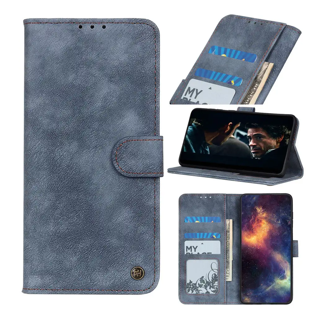 Wholesale Premium PU Leather Flip Mobile Case Multi-function Shockproof Protect Folio Cell Phone Cover For Samsung S21 Case