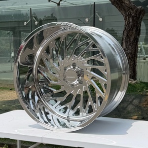 Jantes de camion forgées en alliage LZT-2774 polies 22X12 24X12 24X14 26X14 26X16 8x180 8X6.5 6x139.7 6X5.5 pour Silverado 1500 2500 <span class=keywords><strong>3500</strong></span> - Product Image 1