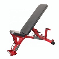 Banc réglable plat d'inclinaison d'haltérophilie d'entraînement de gymnase commercial de logo personnalisé
