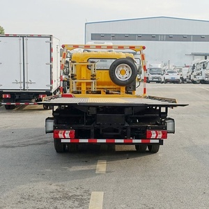 Camion de remorquage à plateau plat à 6 roues Smart Fleet JAC pour le remorquage de voitures, le déplacement de véhicules et les opérations de sauvetage - Product Image 4