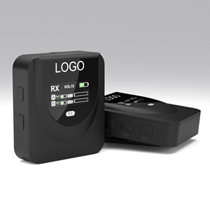 Microphones Lavalier sans fil omnidirectionnels à condensateur 2.4G à double revers de téléphone portable professionnel de haute qualité pour Youtubers - Product Image 4