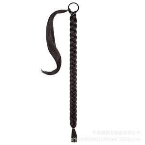 Extensions de queue de cheval tressées Yaks Factory noires 242331b276136h27 Miss Hair Extensions Cheveux domestiques en soie non Remy - Product Image 3
