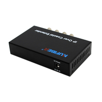 Convertidor de Medios Kingtype EOC, Módem Maestro y Esclavo, Ethernet sobre Cable Coaxial, Red IP, Fibra Óptica