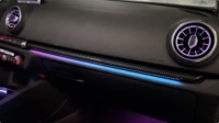 Kit d'éclairage ambiant LED ZYCELA 12V pour Audi A3/S3/RS3 8V 2013-2020, motif fibre de carbone, Sportback, Limousine, intérieur